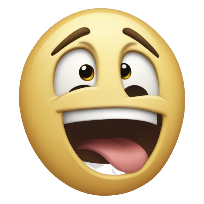 yawn and eyeroll emoji sticker