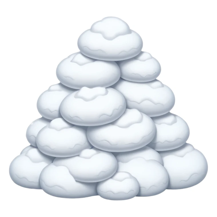 small pile of snow  sticker