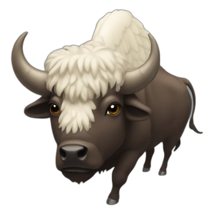 WINGED BUFFALO sticker