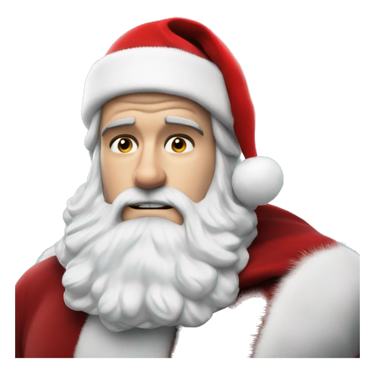 Henry Cavill as Santa Claus  sticker