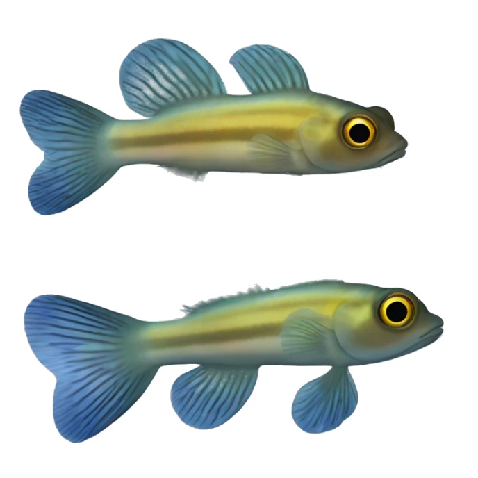 Sirajo Goby (Eng.), Olivo, Ceti (Sp.), Sicydium plumieri sticker