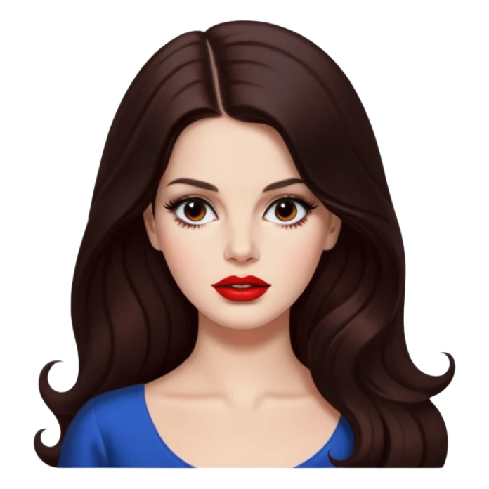 A coqquete lana del rey sticker