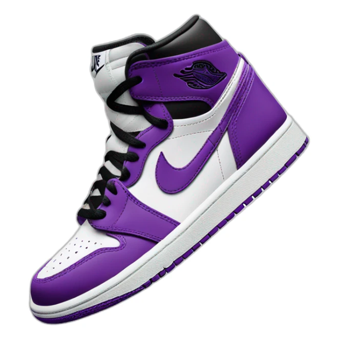 nike-air-jordan-1-purple-and-white-logo sticker