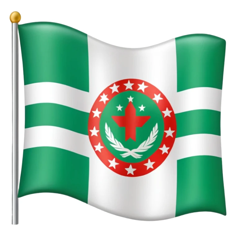 flag of Abkhazia with glossy effect sticker