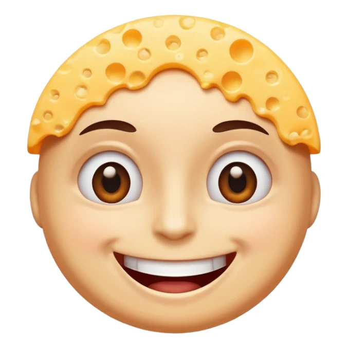 I want an overly excited face that says “I am so excited, I cannot contain. With eyes tightly squeezed together and a big cheesy grin emoji. sticker