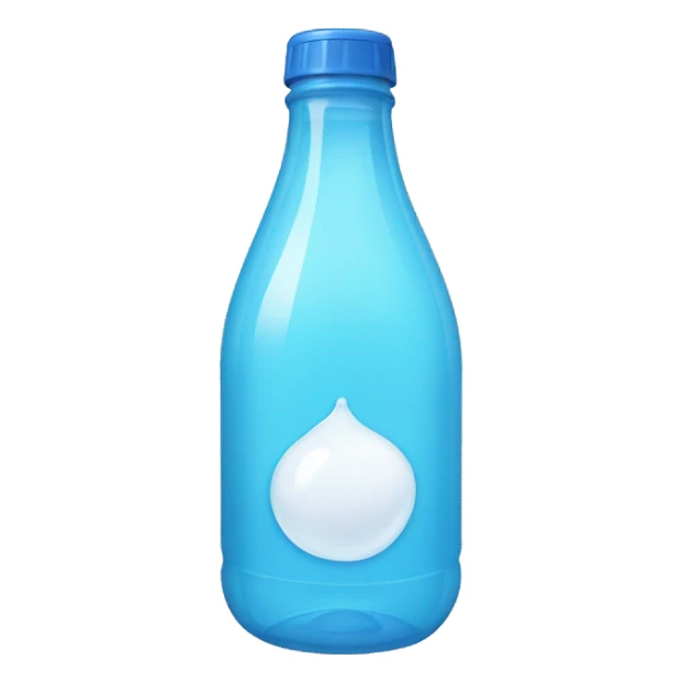 A bottle of water sticker