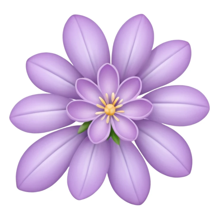 a bunch of pastel lilac flowers sticker