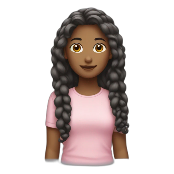 hair and girls standing together sticker