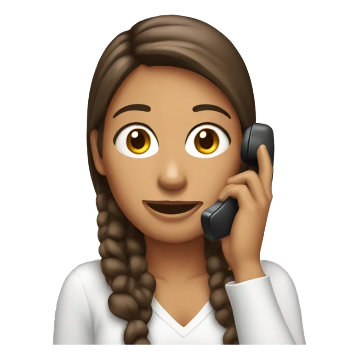 woman on social media phone sticker