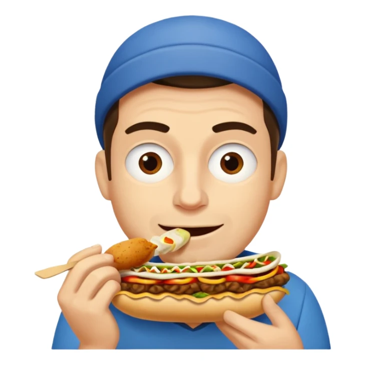 Joe Goldberg der Döner isst  sticker