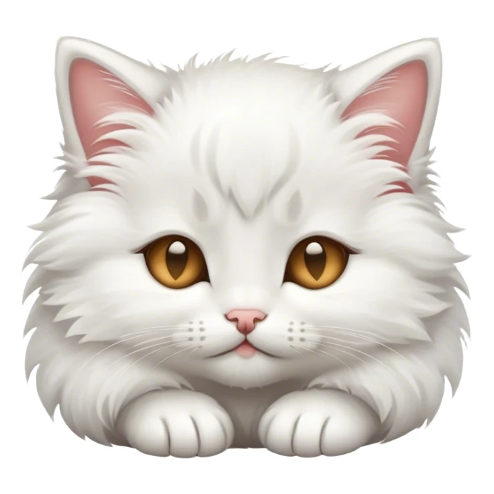 little kitten who is sleepy sticker