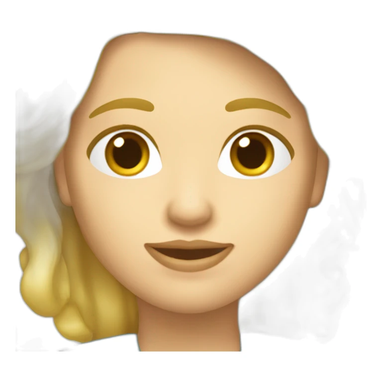 femme blond veniscien 40 ans tâche de rousseur sticker