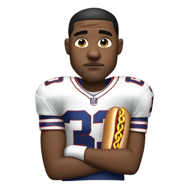 Sad New York Giants fan sticker