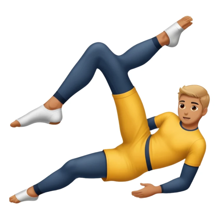 kicking my feet sticker