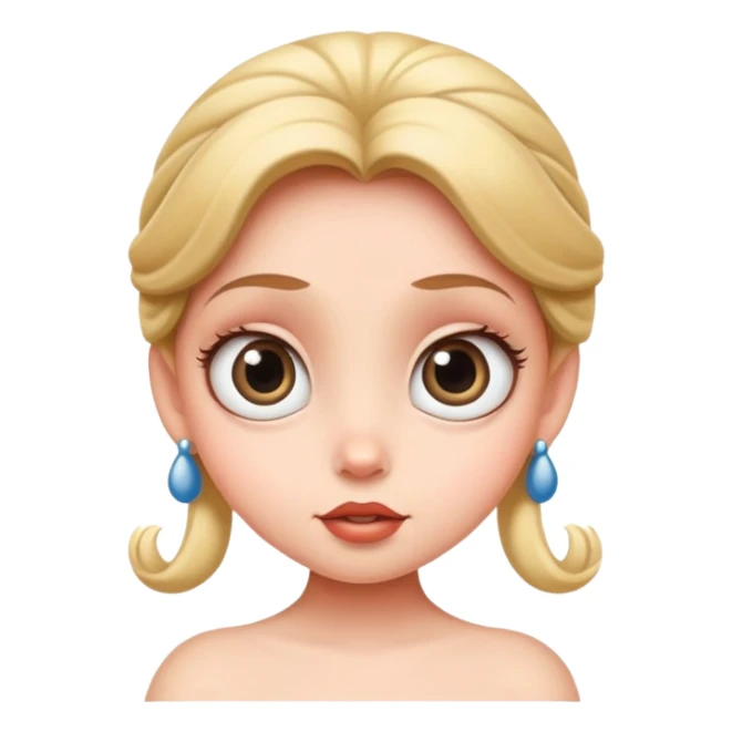 Classic Disney character with big eyes sticker