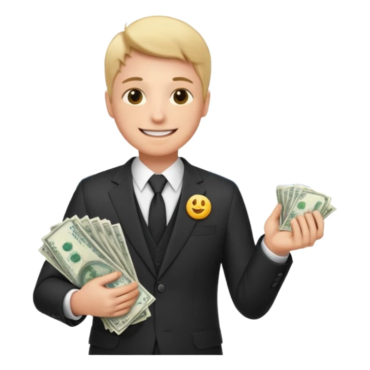 Corporate banking sales emoji sticker