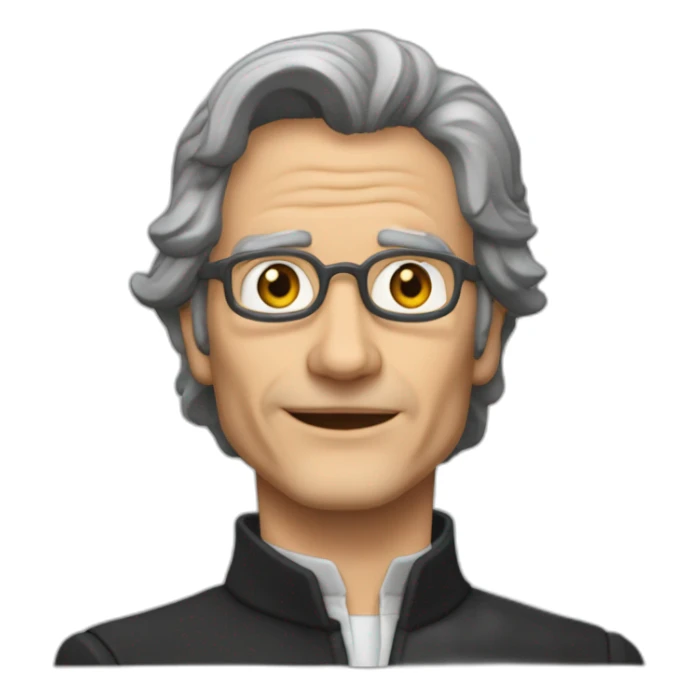 Jean Luc Melanchon rouge de colère sticker