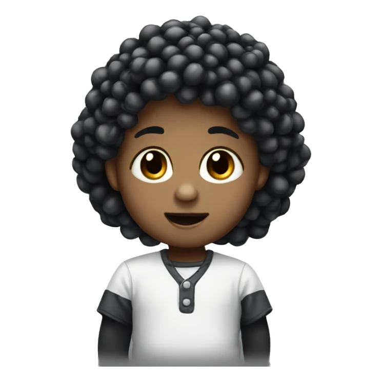 Baby blackberry sticker