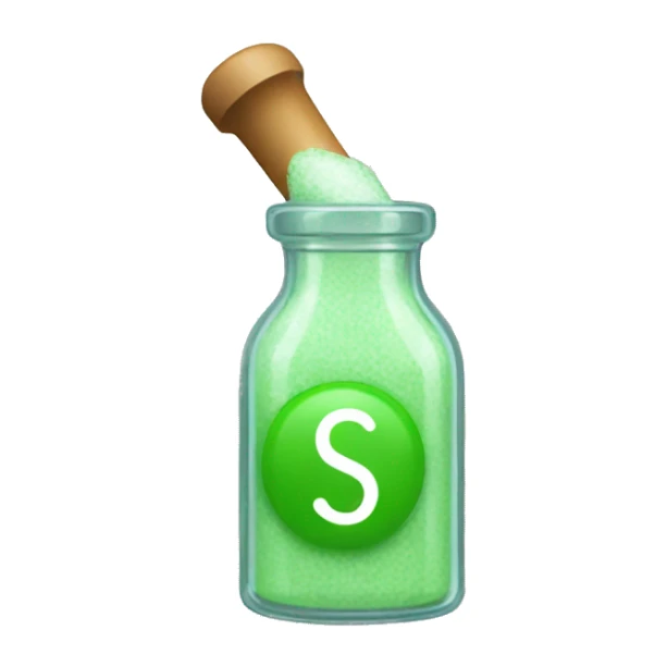 animated salt shaker pouring salt with greenish shaker and $ symbol on it sticker