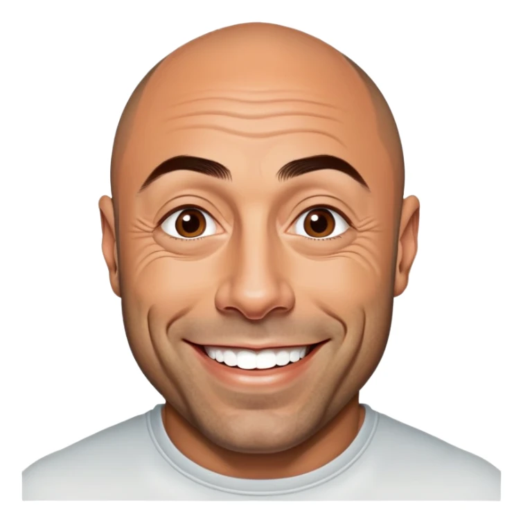 generate realistic detailed joe rogan podcast sticker