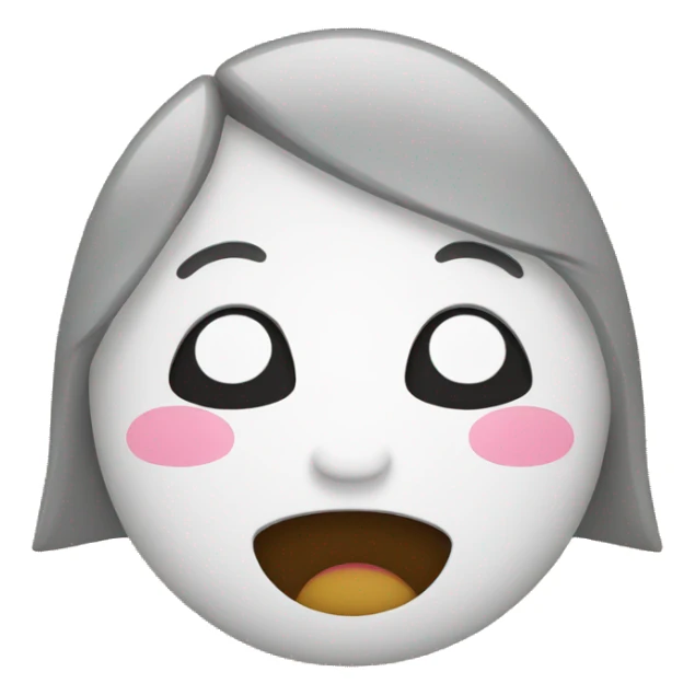 Un emoji feliz saludando a uno triste  sticker