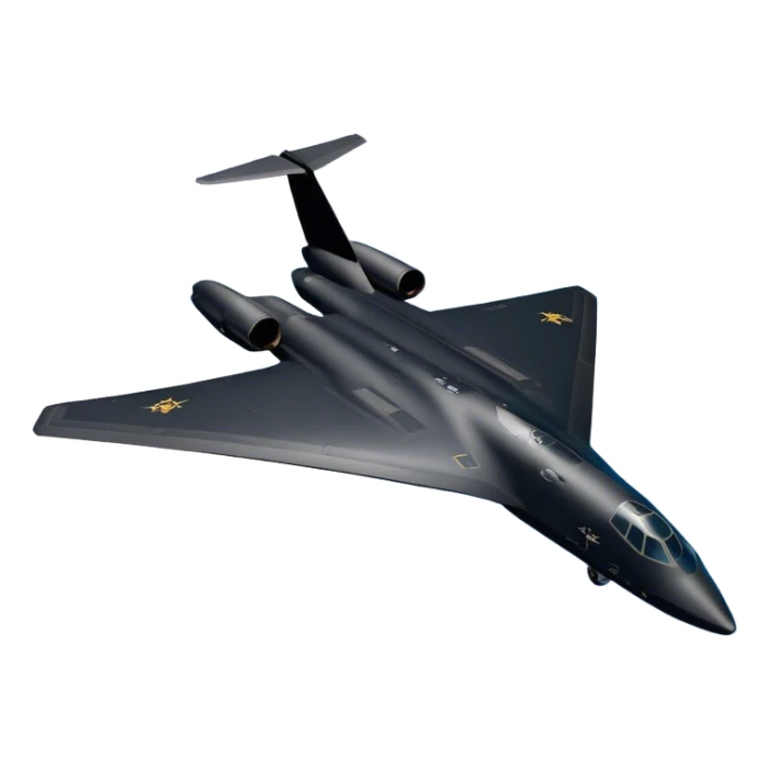 Military Bomber - B-2 Spirit - Northrop Grumman (Model Year: 2021) (Iconic colour: Stealth black) sticker