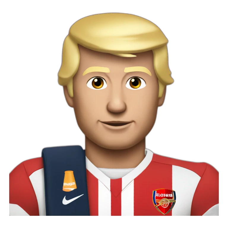 Arsenal football donald trump sticker
