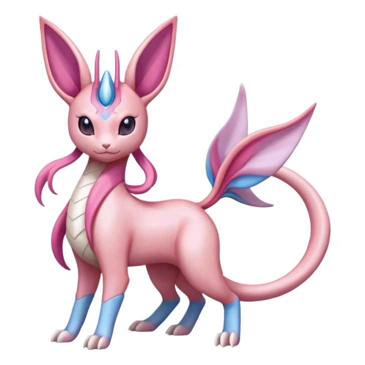 Milotic-Sylveon-Espeon-Dragonair-Pokémon full body sticker