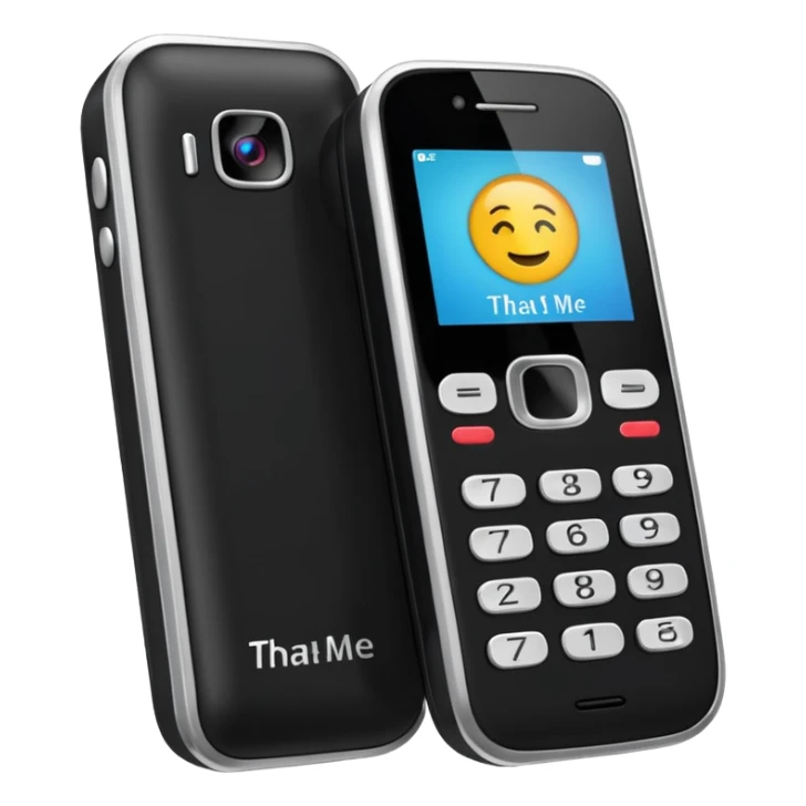 flip phone that reads "that is so me" sticker