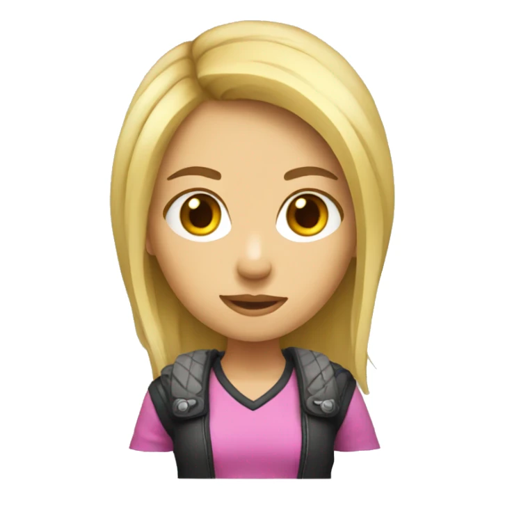 girl blonde gamer sticker
