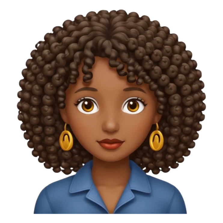 mujer con rulos de peluqueria en la cabeza sticker