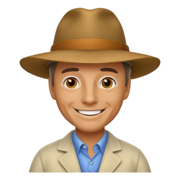 Dr. Alan Grant from the Jurassic Park movie sticker