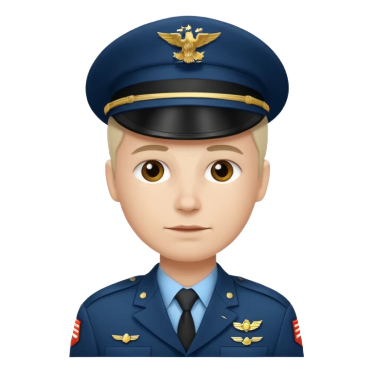 make a big, white, natural, slightly older US soldier sticker