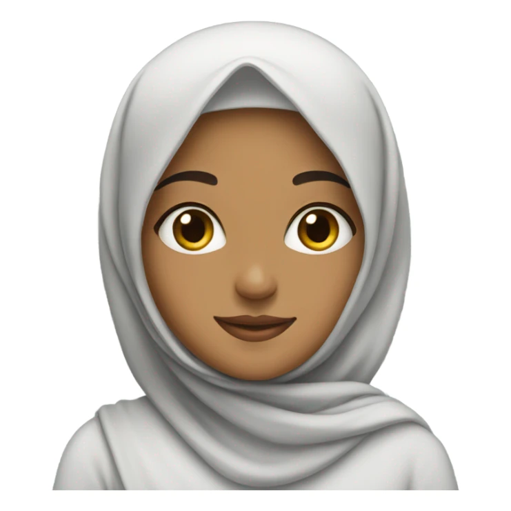 Muslim girl sticker