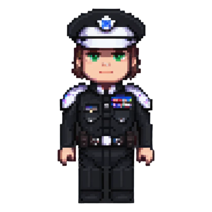 Star Wars Imperial officer in uniform sticker