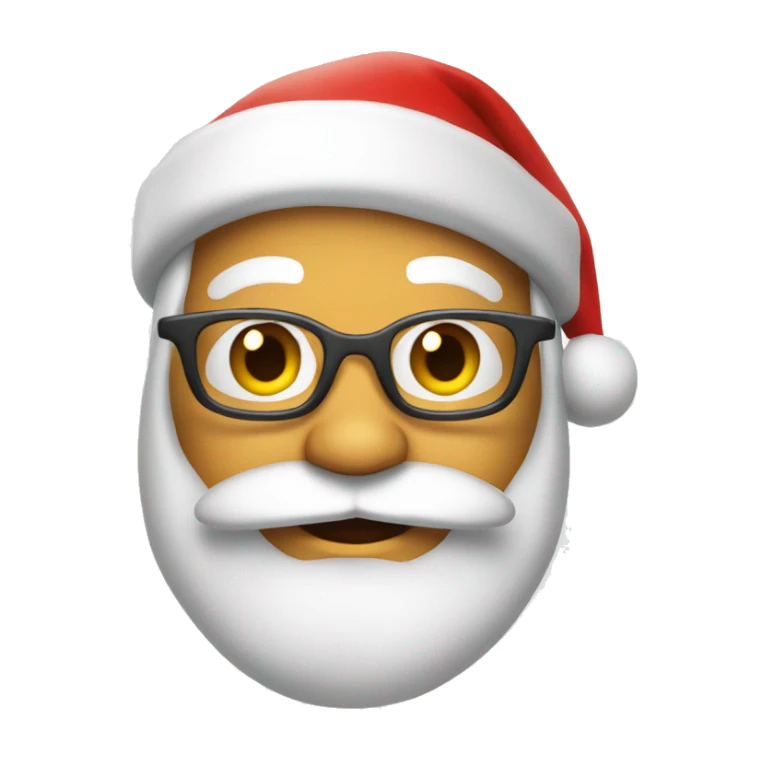 Party Santa claus sticker
