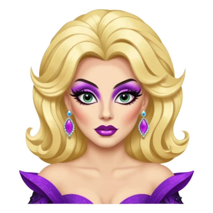 very sexy  drag queen baddie sticker