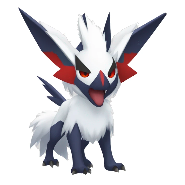 Cool Edgy Absol-Zangoose-Quilava, full body sticker