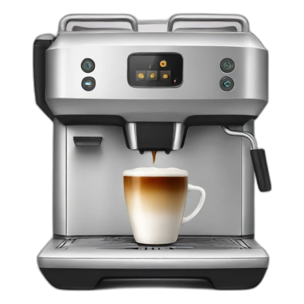 Coffee machine sticker