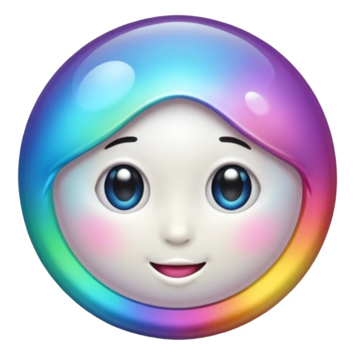 una perla sola sin cara blanca sticker