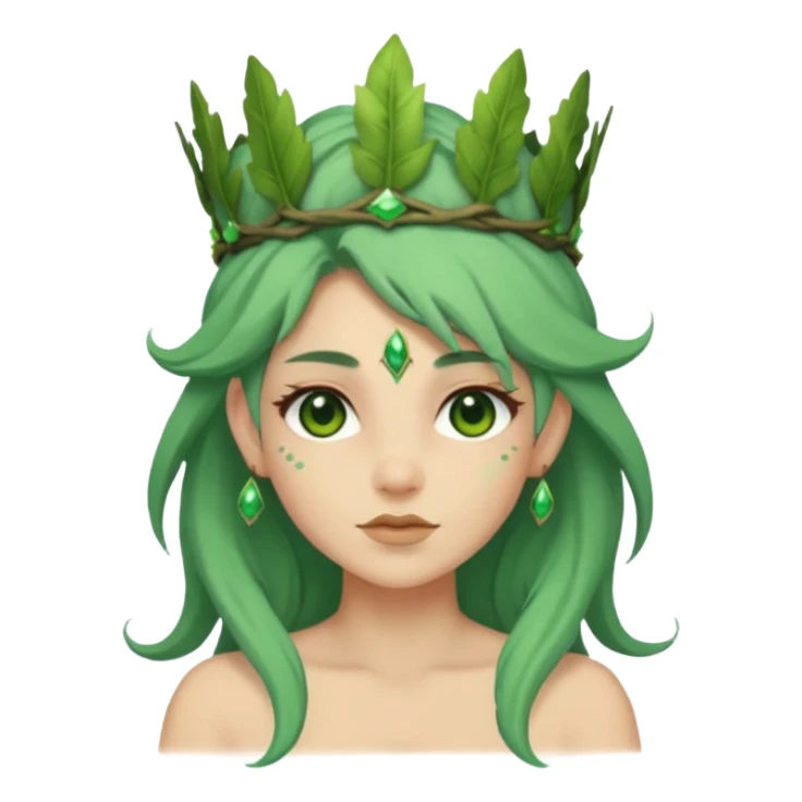 earth elemental woman sticker