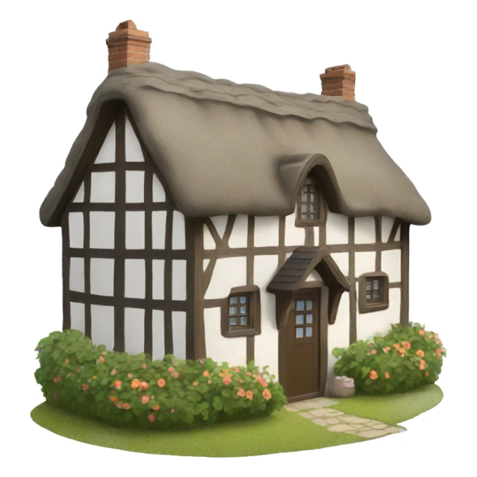 English cottage sticker