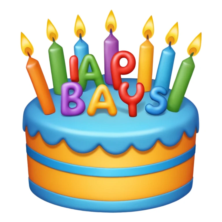 Sign with the words happy birthday  sticker
