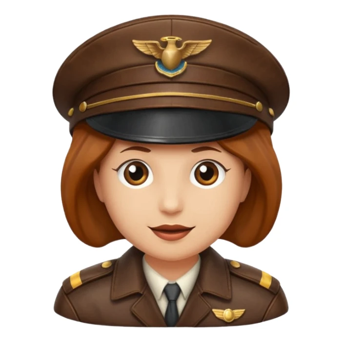 pilot hat sticker