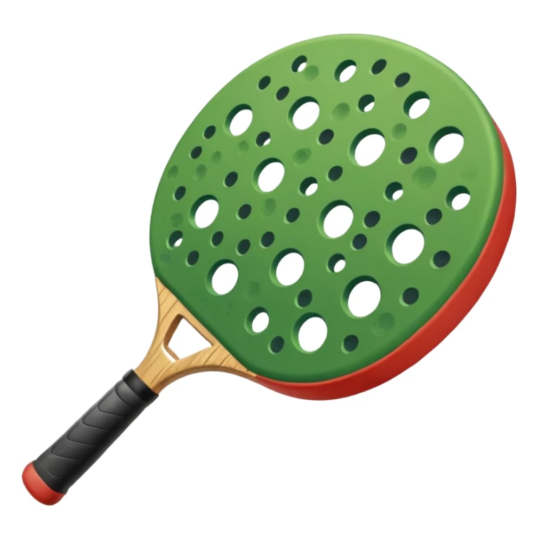 Emoji de una pelota de pickleball sticker