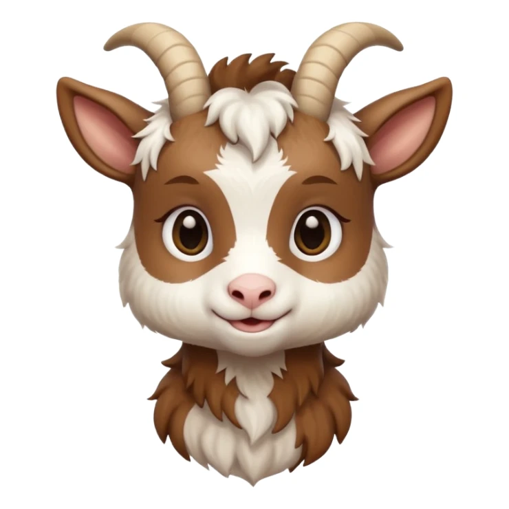 baby goat haft body sticker