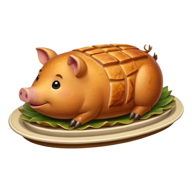 roasted joint of pork food sticker