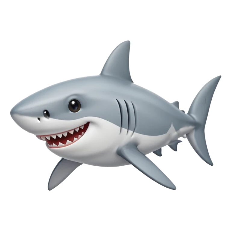 Shark from the meme tralalero tralala sticker