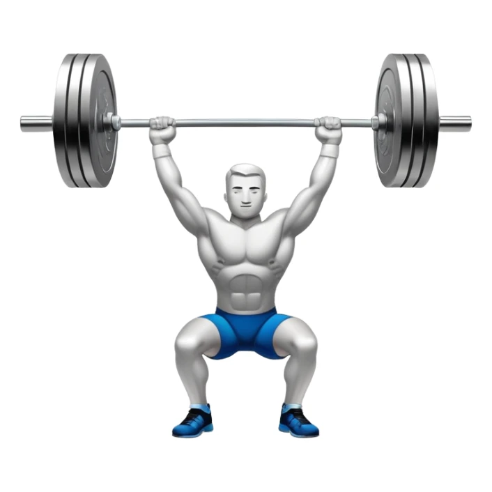 An emblem representing the World Weightlifting Federation with a stylized barbell and global elements. Bold text and clean lines symbolize strength, unity, and competition. Modern, dynamic design with a transparent background. sticker