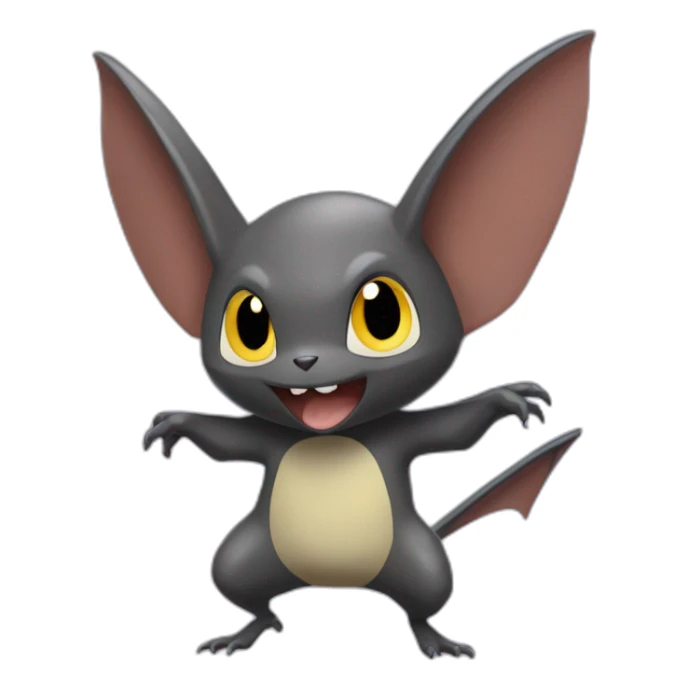 Méchant chauve souris pokemon sticker